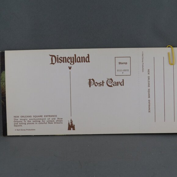 Vintage Postcard Set - New Orleans Square Disneyland - Walt Disney Productions - Picture 2 of 9
